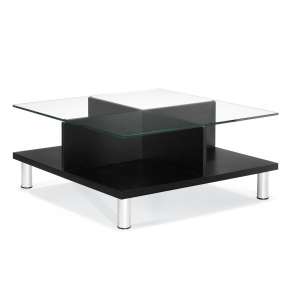 Square Glass Top Coffee Table