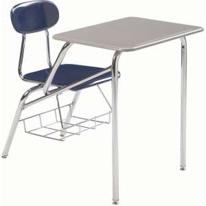 Combo Student Chair Desk - Hard Plastic Top (18"H)