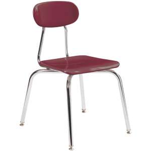 Hard Plastic Stackable School Chair (17.75"H)