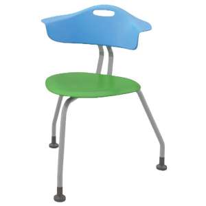 360 3-Leg Chair w/ Back & Glides