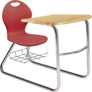 Inspiration Student Chair Desk - Sled Base (18"H)