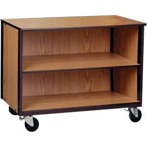 Mobile Office Library Storage Unit - 1 Adj Shelf, 36"H