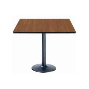 Deluxe Square Cafe Table - Round Base (24x24")