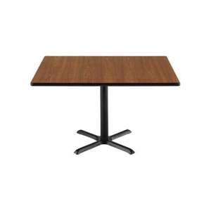 Deluxe Rectangular Cafe Table with X-Base (30x42")