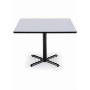 Deluxe Square Cafe Table with X-Base (36x36")
