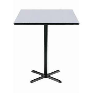 Deluxe Square Bar-Height Cafe Table with X-Base (42x42")