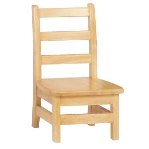 Ladderback Wooden School Library Chair (8"H)