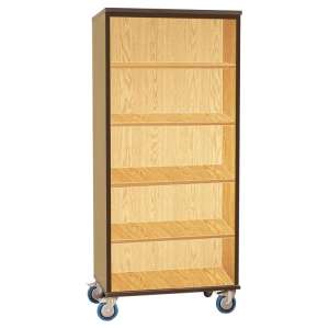 Mobile Storage Cabinet - Open (4-Shelf)