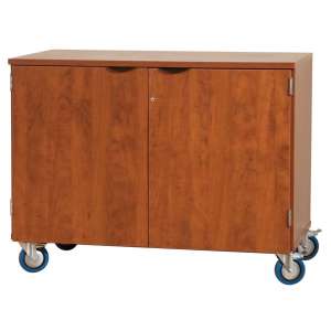 Mobile Storage Cabinet with Doors (48"Wx22"Dx36"H)