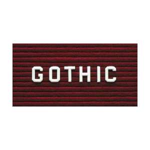Gothic Style Letters (3/4")