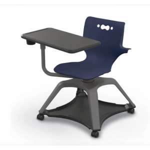 Enroll Chair with Tablet & Soft Casters (with Arms)