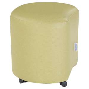 Mod Series Soft Seating, Silica Antimicrobial Upholstery (18”H Semi-Round, Silica)