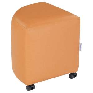 Mod Series Soft Seating, Silica Antimicrobial Upholstery (14”H Corner, Silica)