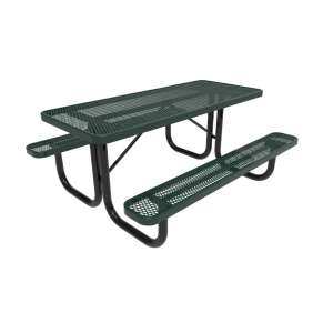 4’ Rectangular Table Expanded Metal w/Standard Coating