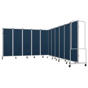 NPS® Room Divider, 11 Sections, PET Material (6'H)