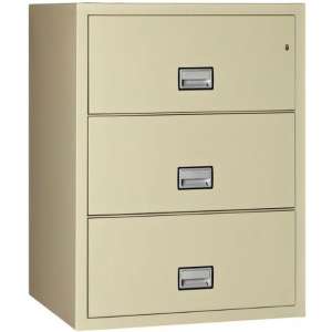 3-Drawer Lateral Fire File, 31"W, Letter and Legal