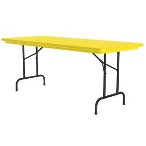 Rectangular Color Top Folding Table (72"x30")