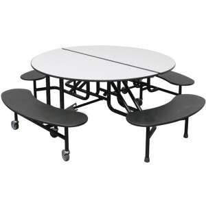 Easy-Fold Round Cafeteria Table (60" dia.)