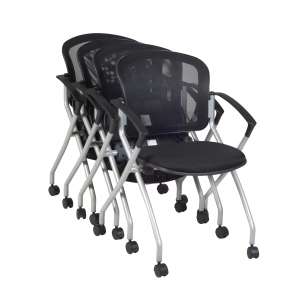 Cadence Upholstered Nesting Chair (4-pack)