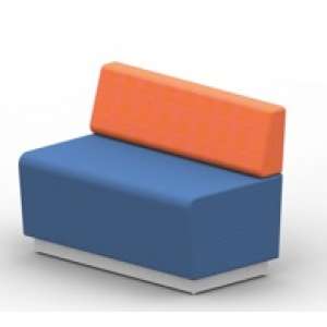 Re·Group 42" Soft Seating Bench with Back (Grade 1)