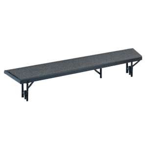 Standing Choir Riser - Tapered, Carpeted, 16"H (18"D)