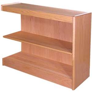 Echelon Modular Wood Library Shelving - Adder (12"Dx36"H)
