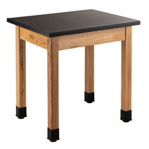 Science Lab Table with Chem-Res Top (24x30x30"H)