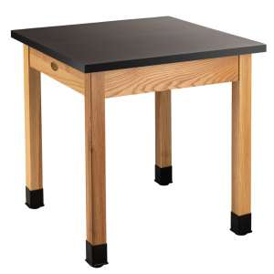 Science Lab Table with Chem-Res Top (30x30x36"H)