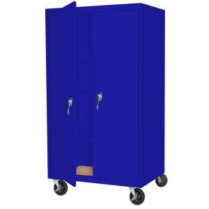 Mobile Steel Storage Cabinet (48"Wx66"H)
