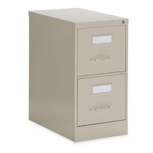 2-Drawer Letter File Cabinet with Lock