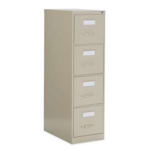 4-Drawer Letter Standard File Cabinet with Lock