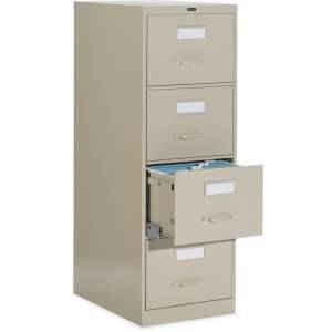 4-Drawer Letter Deluxe File Cabinet with Lock