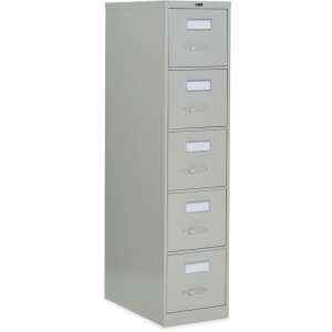 5-Drawer Letter Deluxe File Cabinet with Lock