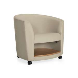 Sirena Mobile Lounge Chair with Shelf