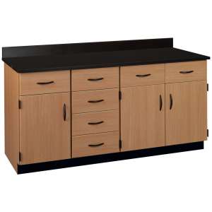Lab Wall Work Counter (Chem-Resistant Laminate Top)