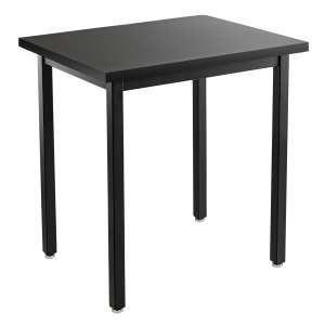 Steel Fixed Height Lab Table - Chemical Resistant Top (36x36")