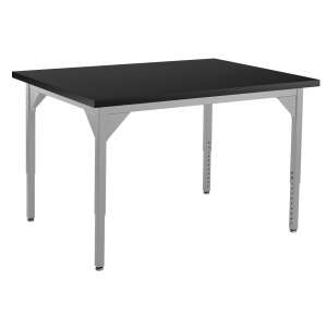 Adjustable Steel Lab Table - Chemical Resistant Top (60x36")