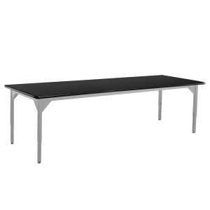 Adjustable Steel Frame Lab Table - Laminate Top (42x72")