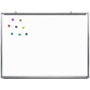 Magnetic Porcelain Whiteboard with Aluminum Frame (6'x4')