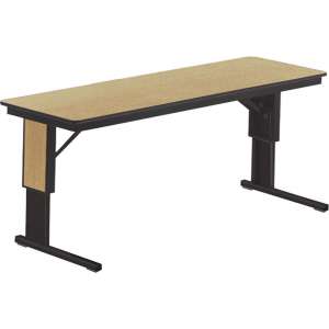 TL Series Table - Fixed Height w/Cantilevered Legs (96"x18")