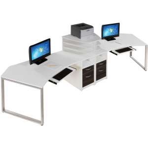 Tempo 2 Person Office Workstation