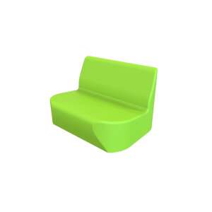 DuraFlex Oasis Mini Soft Seating Sofa, Casters (9”H)