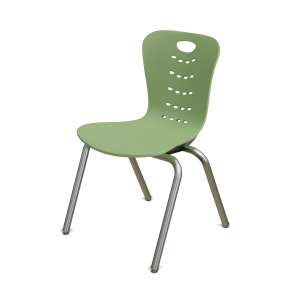 14" Stack Chair (Chrome Legs)
