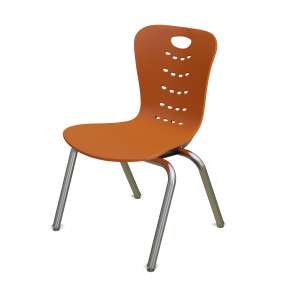 16" Stack Chair (Chrome Legs)