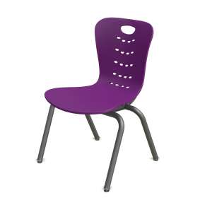16" Stack Chair (Chrome Legs)