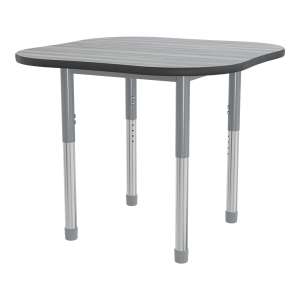 Dura Heavy Duty Standing Classroom Table - Squircle (42x42")