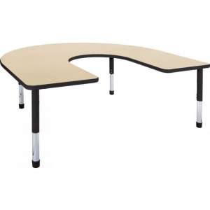 Dura Heavy Duty Adj. Standing School Table (Horseshoe, 60x66”)