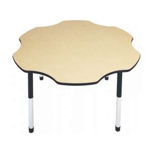 Dura Heavy Duty Adjustable Classroom Table (Flower, 60”)