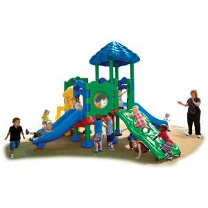 Discovery Mountain Playground with Ground Spike Mounting