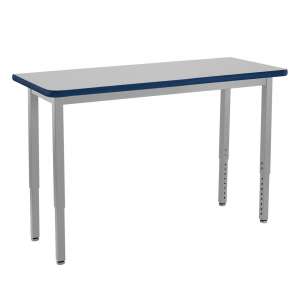 Adjustable Height Steel Utility Table - Supreme HPL (54x18")